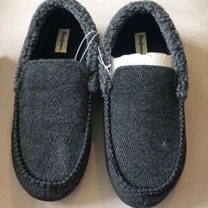 Dearfoams Gray Memory Foam Sandals